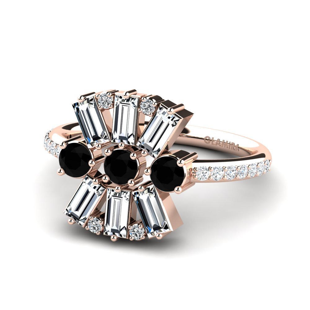 Black Diamond Engagement Ring Chantierra