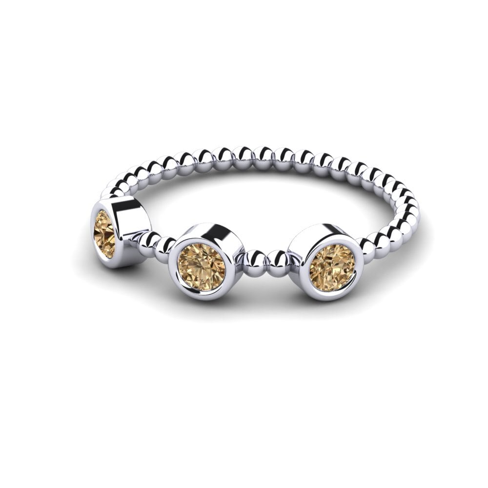 Brown Diamond Engagement Ring Chantr