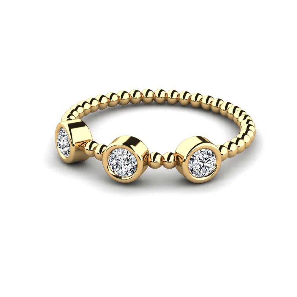 Gelbgold 585 Verlobungsring Chantr