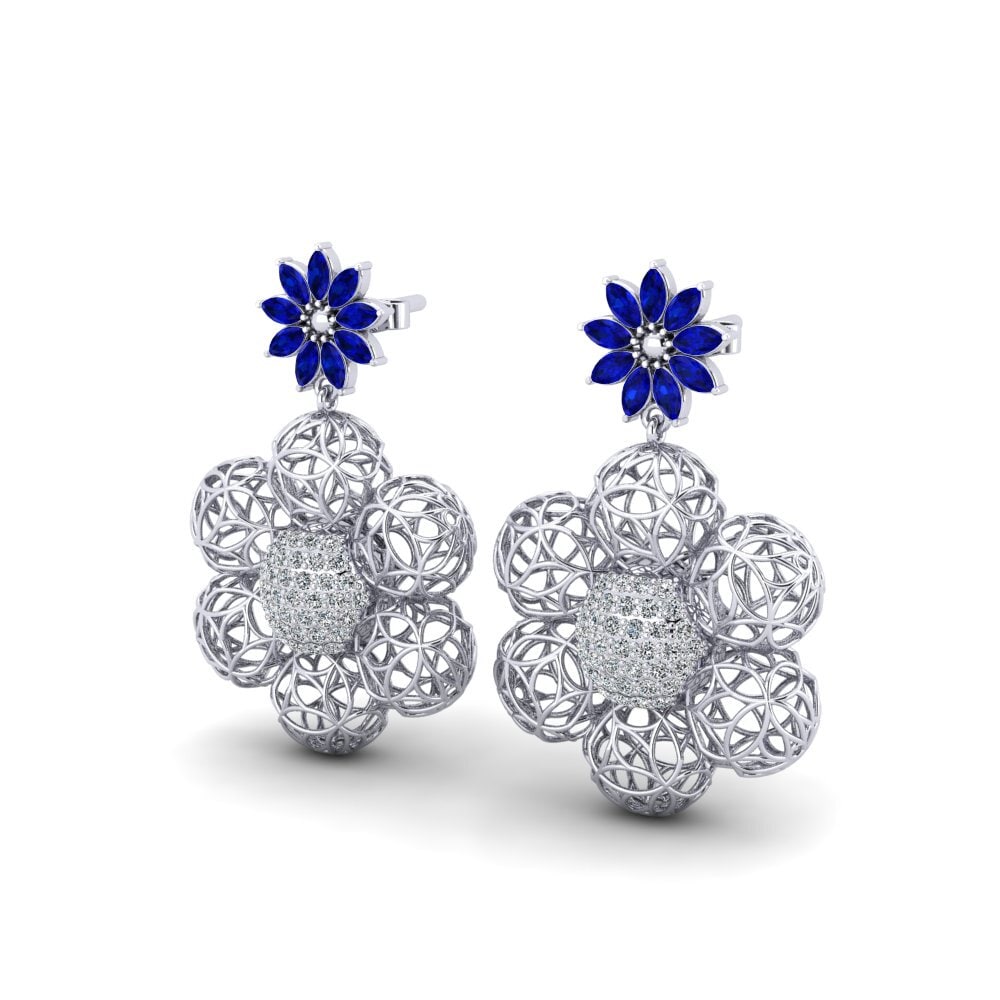 Sapphire Women's Earring Chanvren
