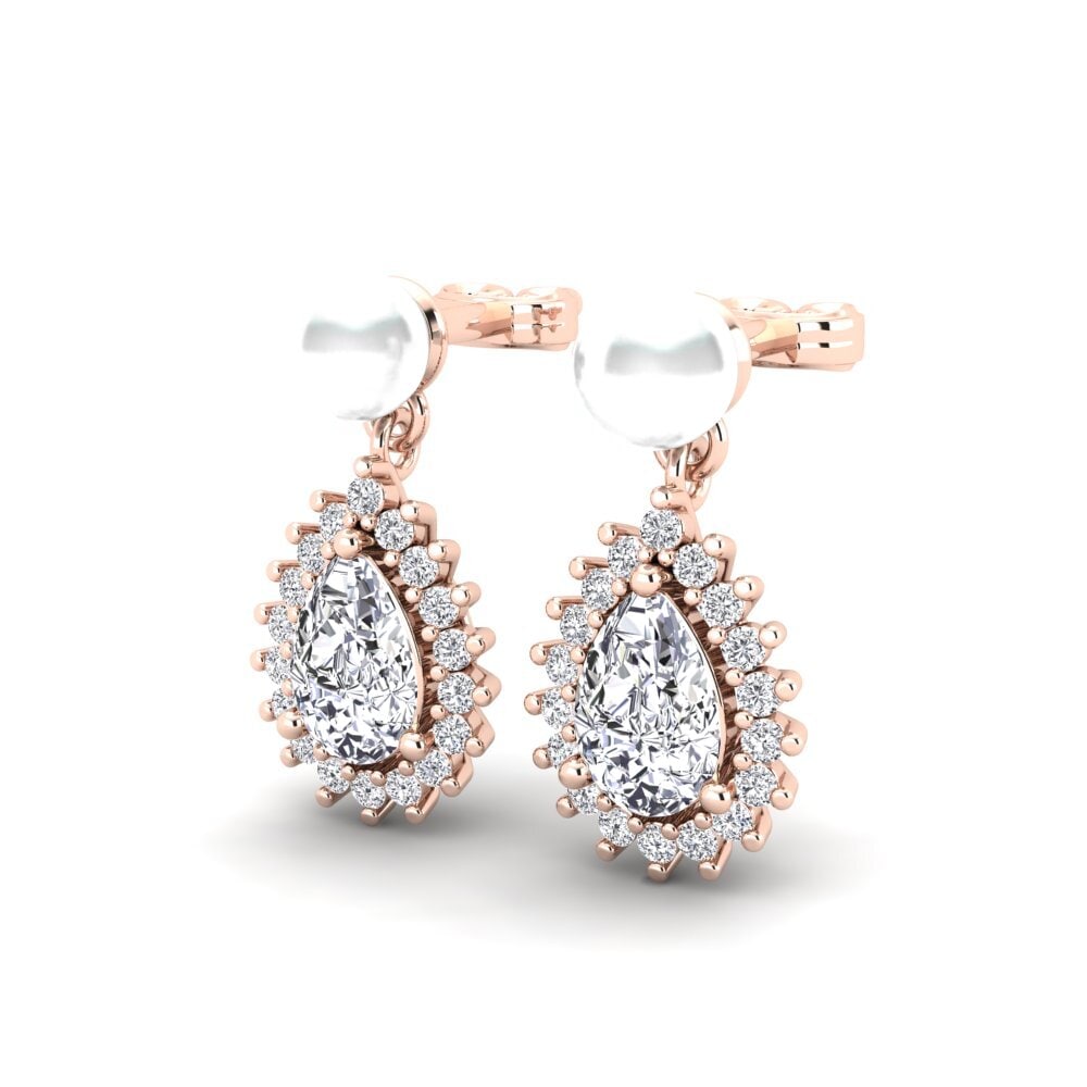 14ct Rose Gold Women's Earring Chargeura