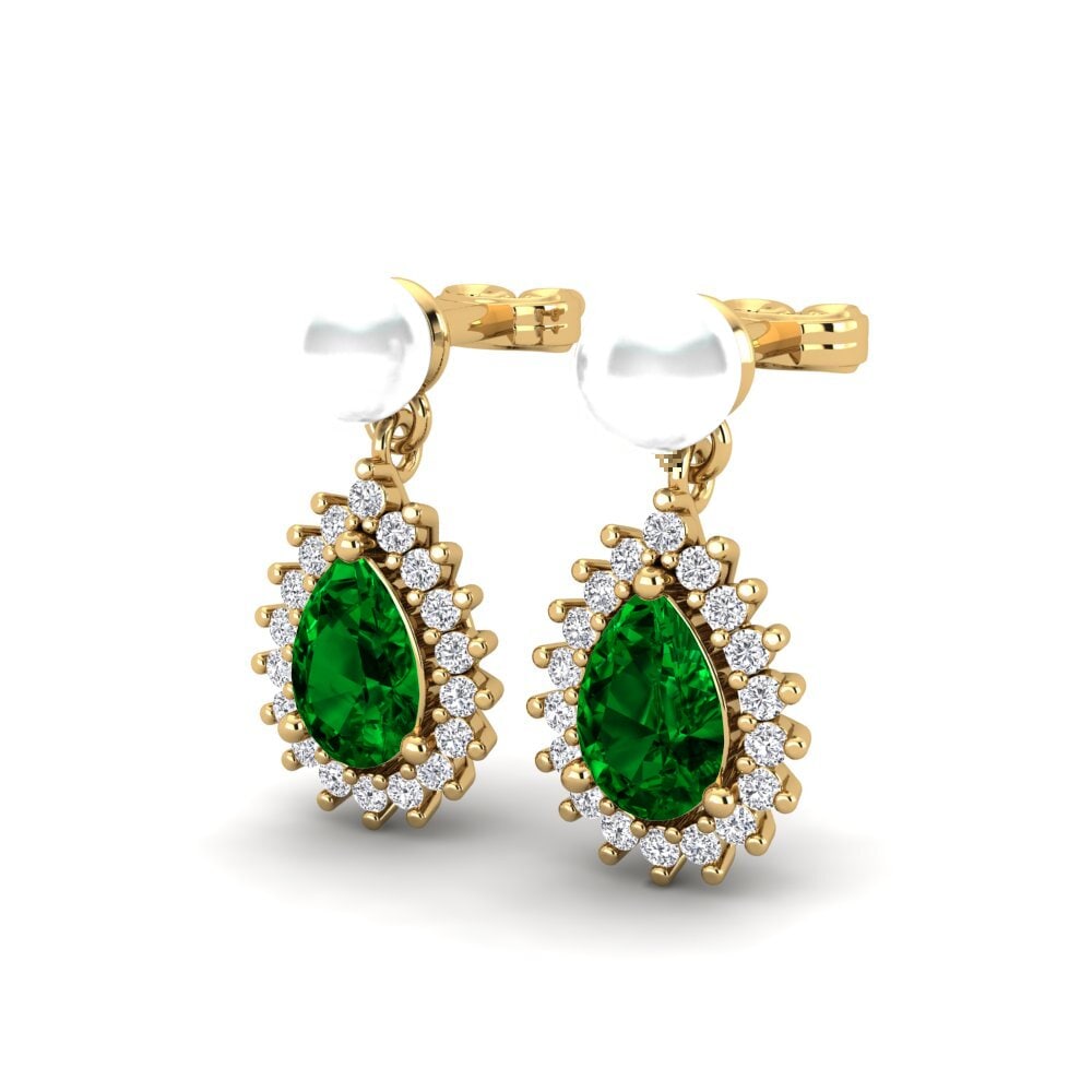 Green Zirconia Women's Earring Chargeura