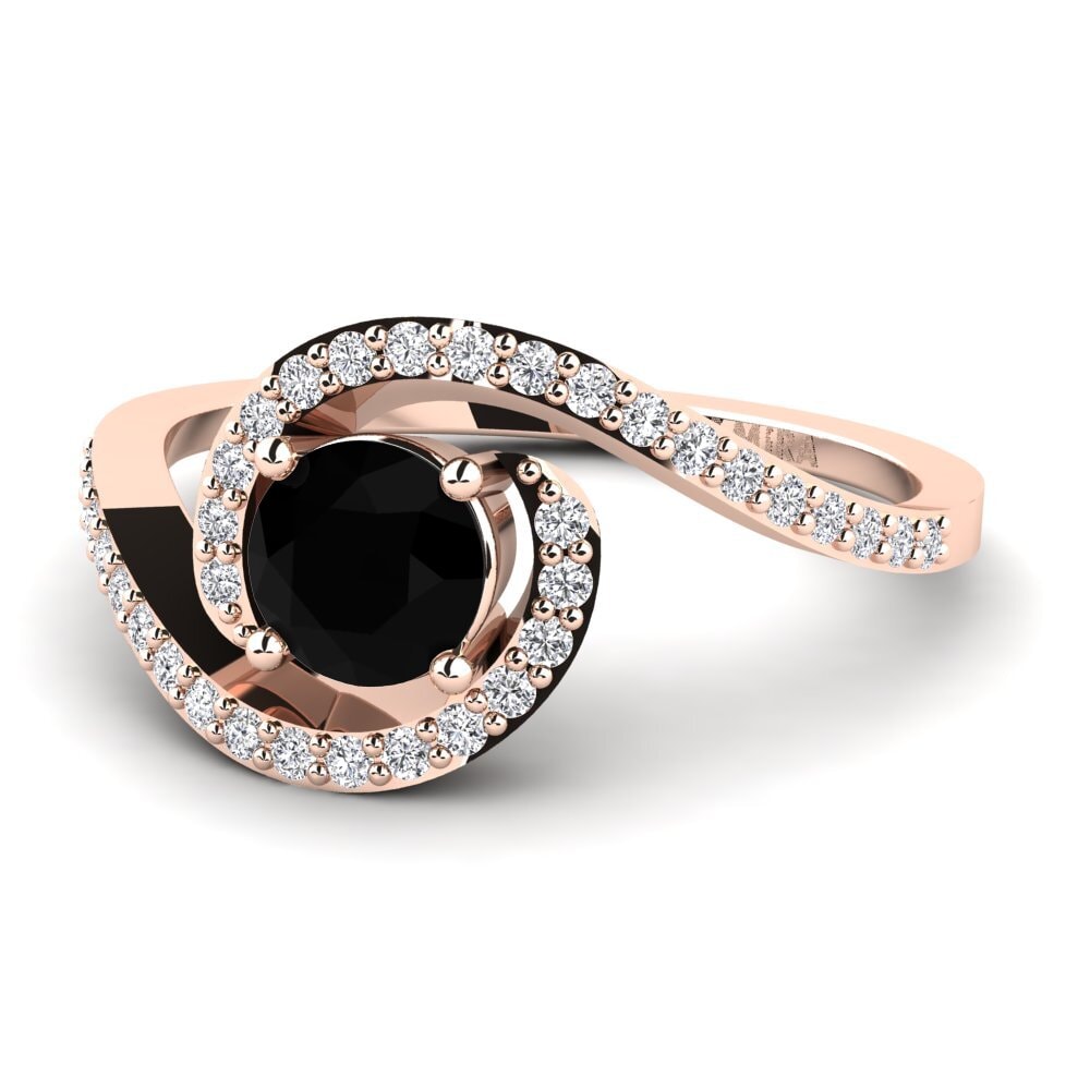 Black Diamond Engagement Ring Chasseur