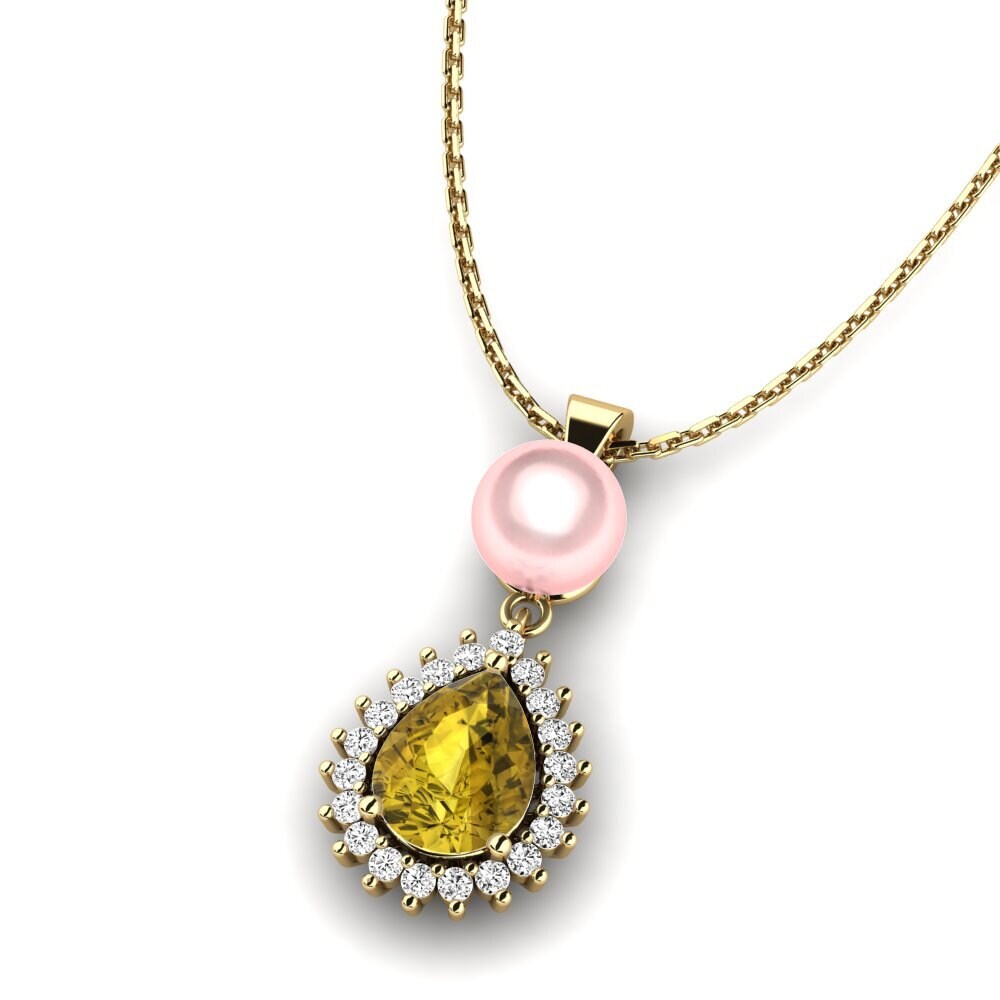 Brown Zircon Women's Pendant Chastella