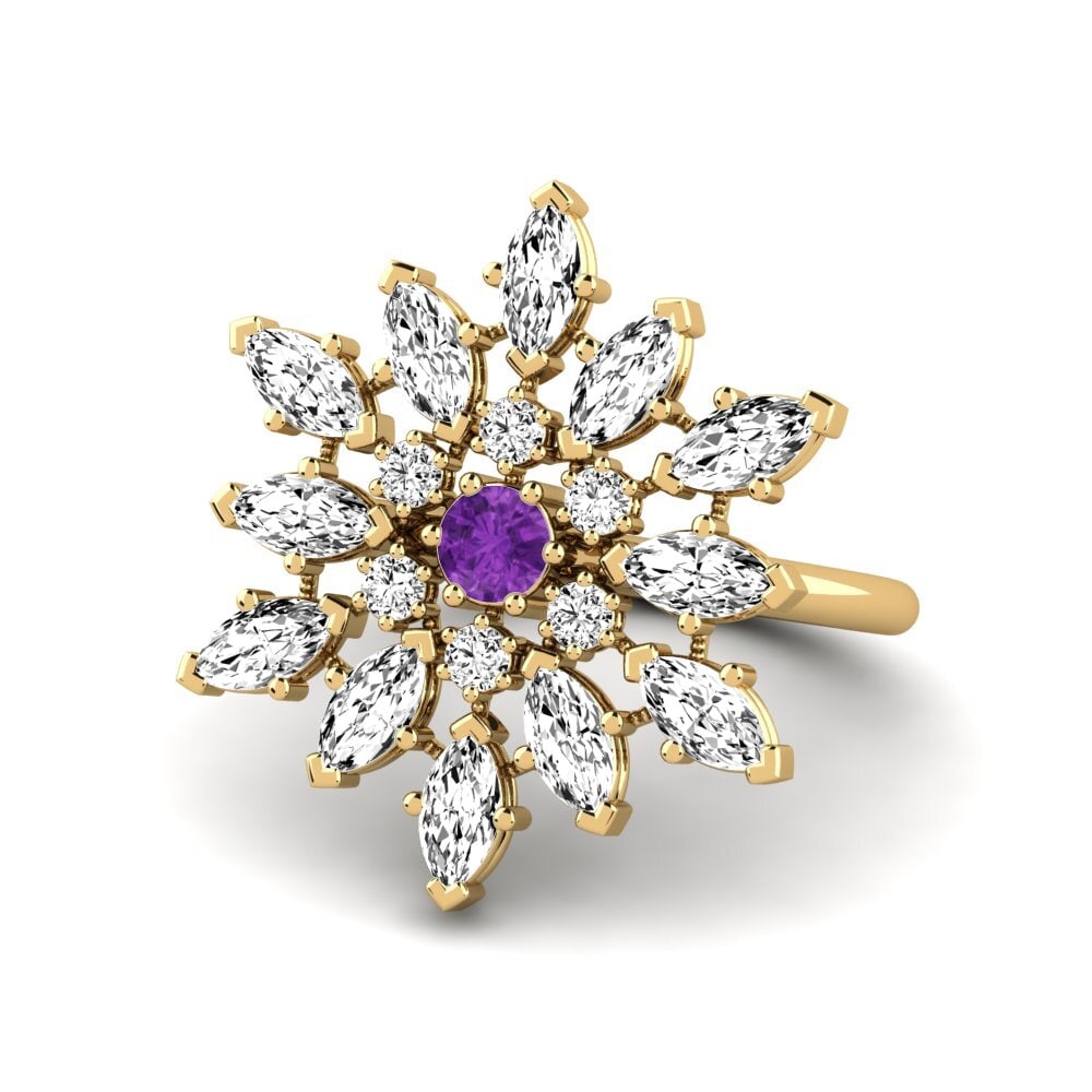 Amatista Anillo Chayenne