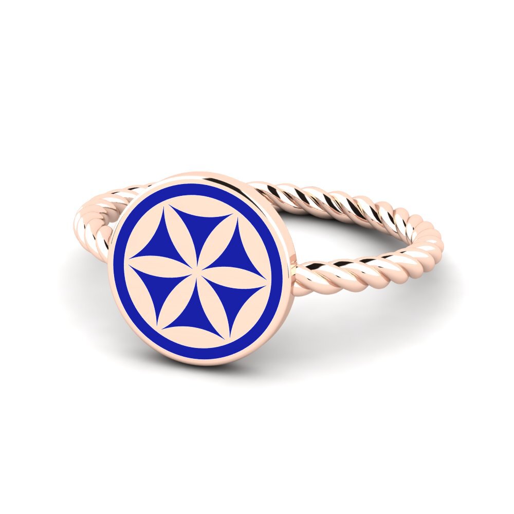 Rotgold 375 Ring Che