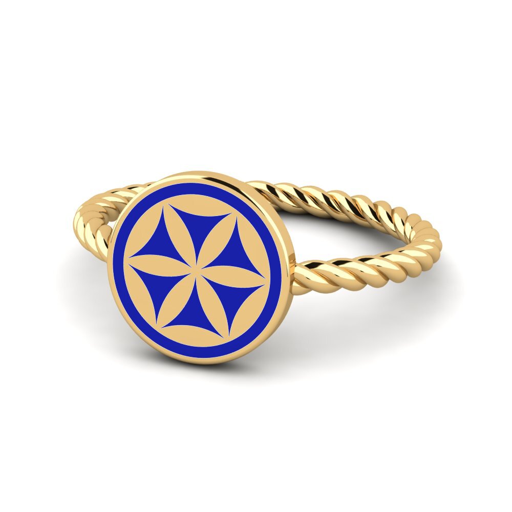 Gelbgold 375 Ring Che