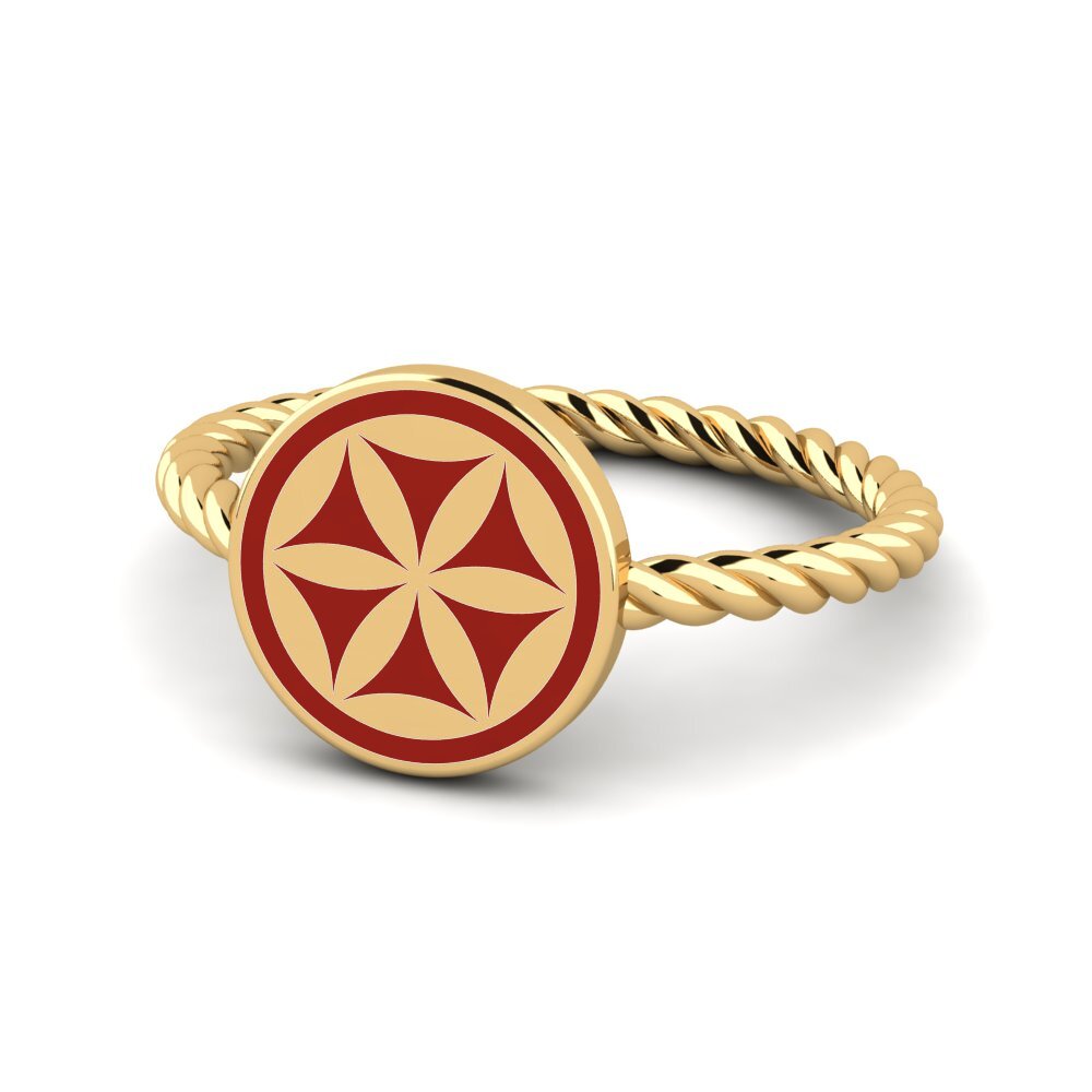 Gelbgold 375 Ring Che