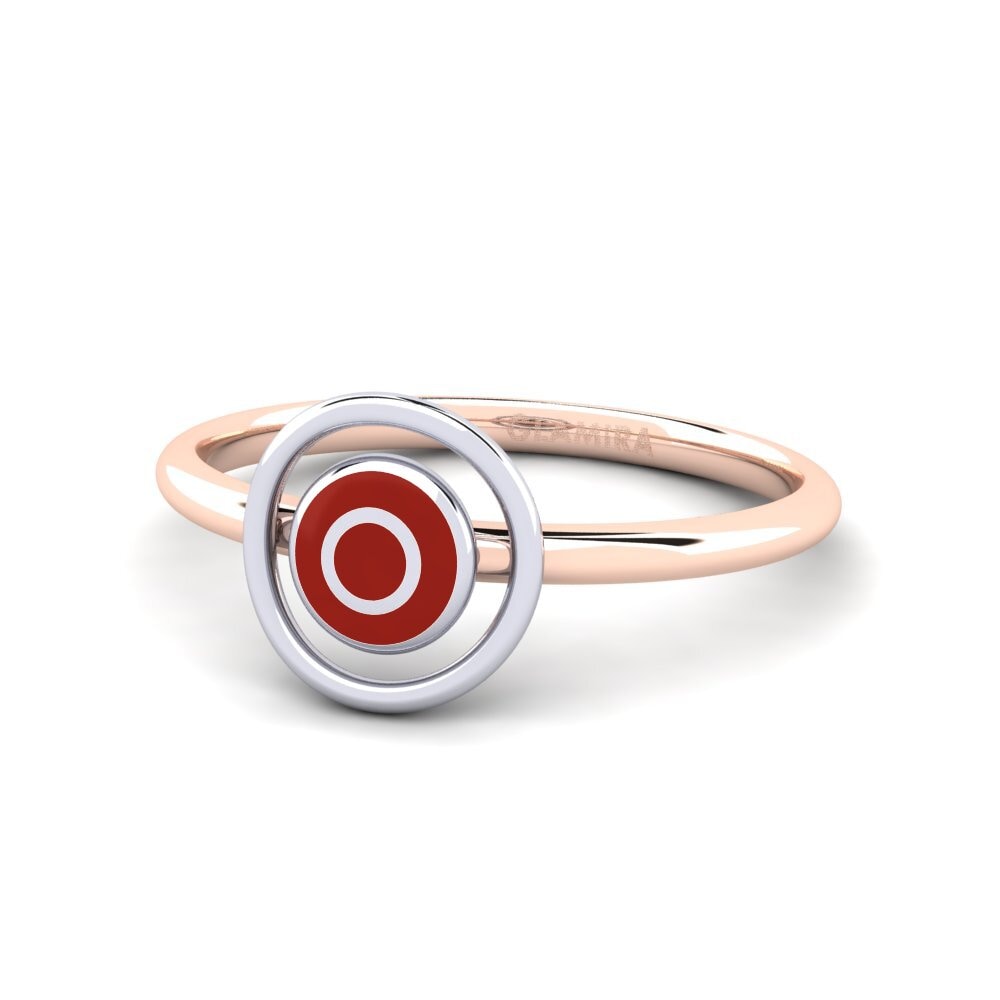 375 Rot & Weißgold Ring Cheraw