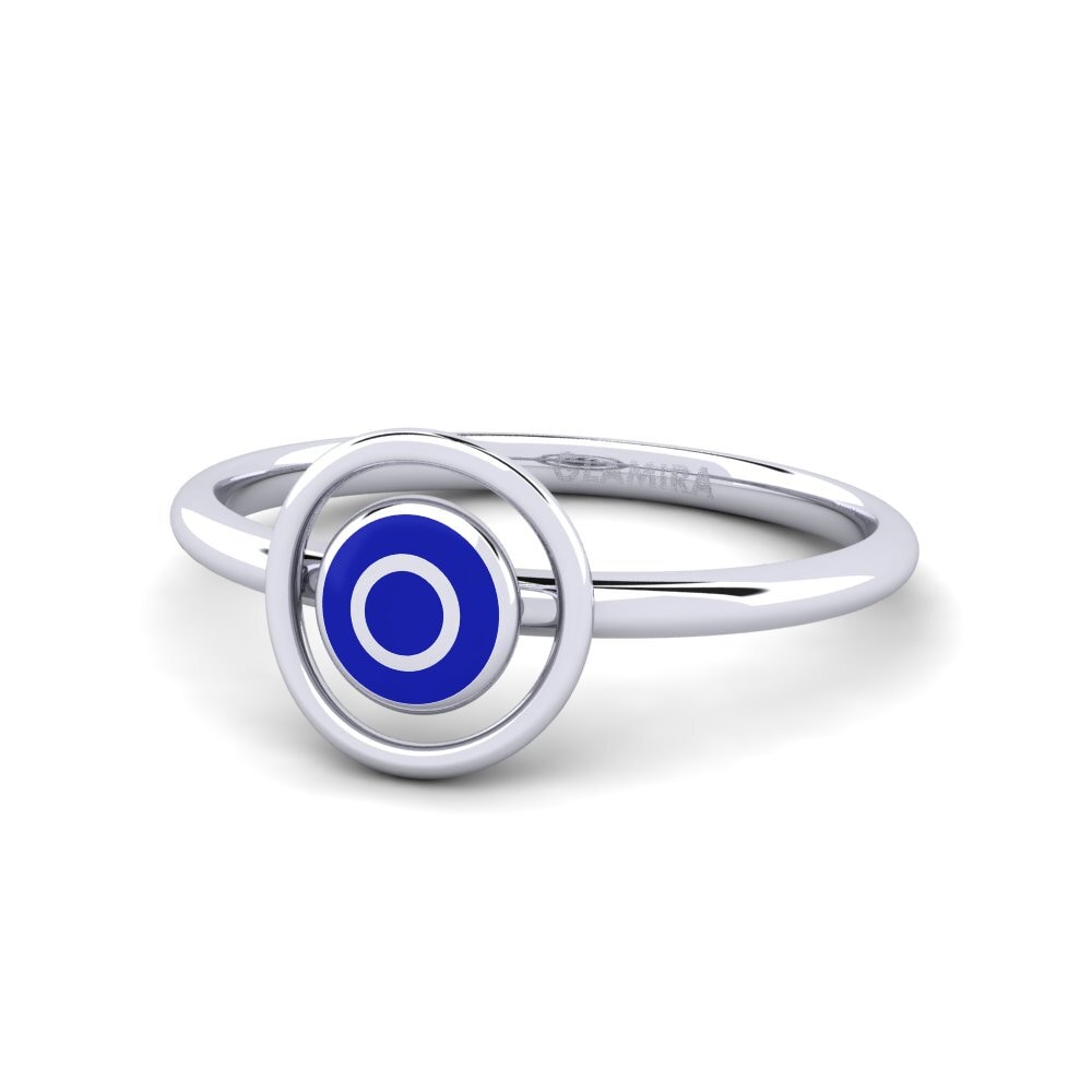 White Silver Ring Cheraw