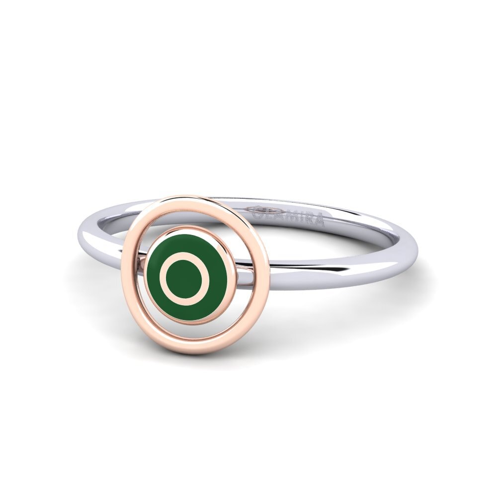 585 Weiß & Rotgold Ring Cheraw