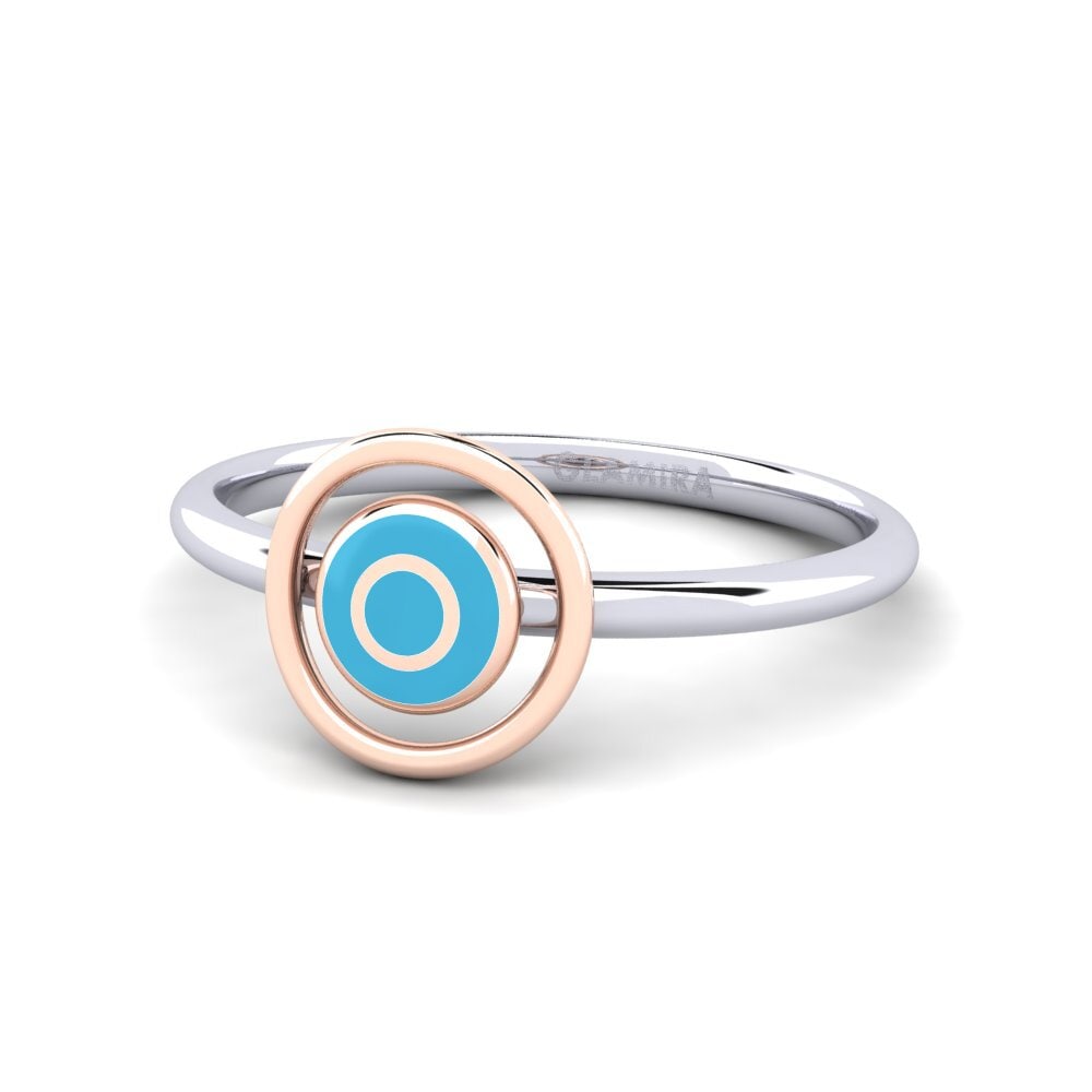 375 Weiß & Rotgold Ring Cheraw
