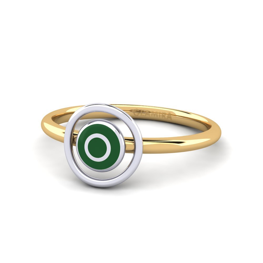 750 Gelb & Weißgold Ring Cheraw