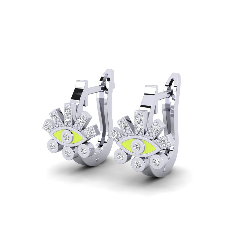Plata 925 Pendiente de mujer Chesiphon