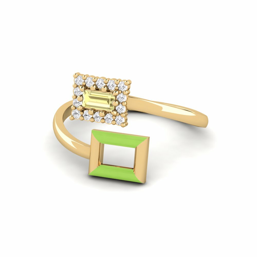 Saphir Jaune Bague Cheswold