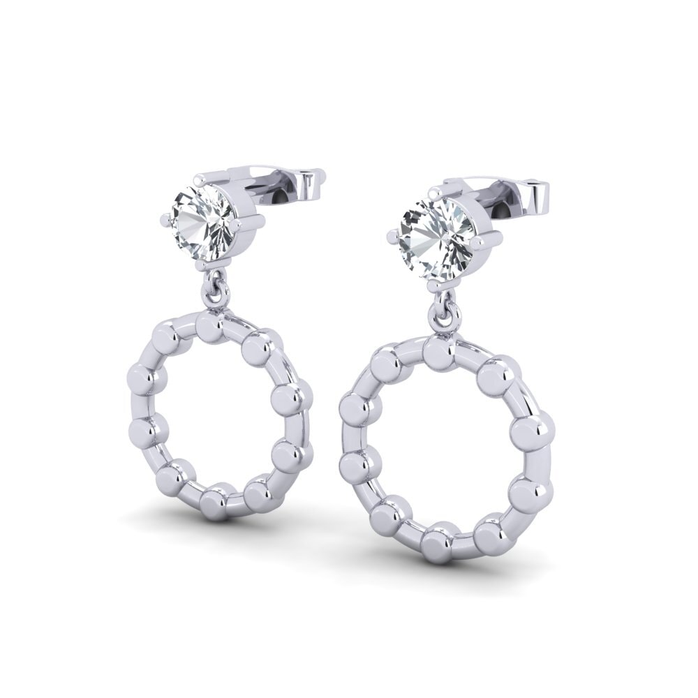 White Zircon Women's Earring Chicane