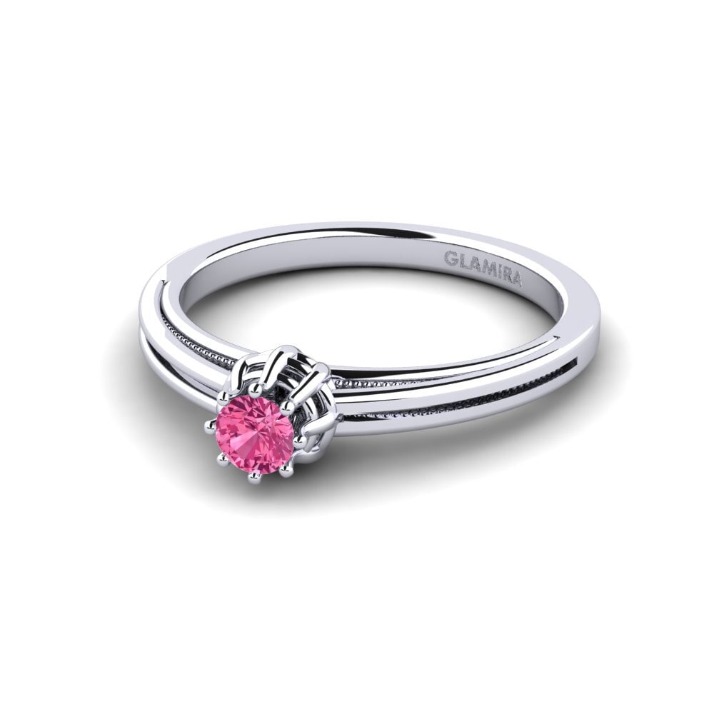 Pink Tourmaline Engagement Ring Chilayo