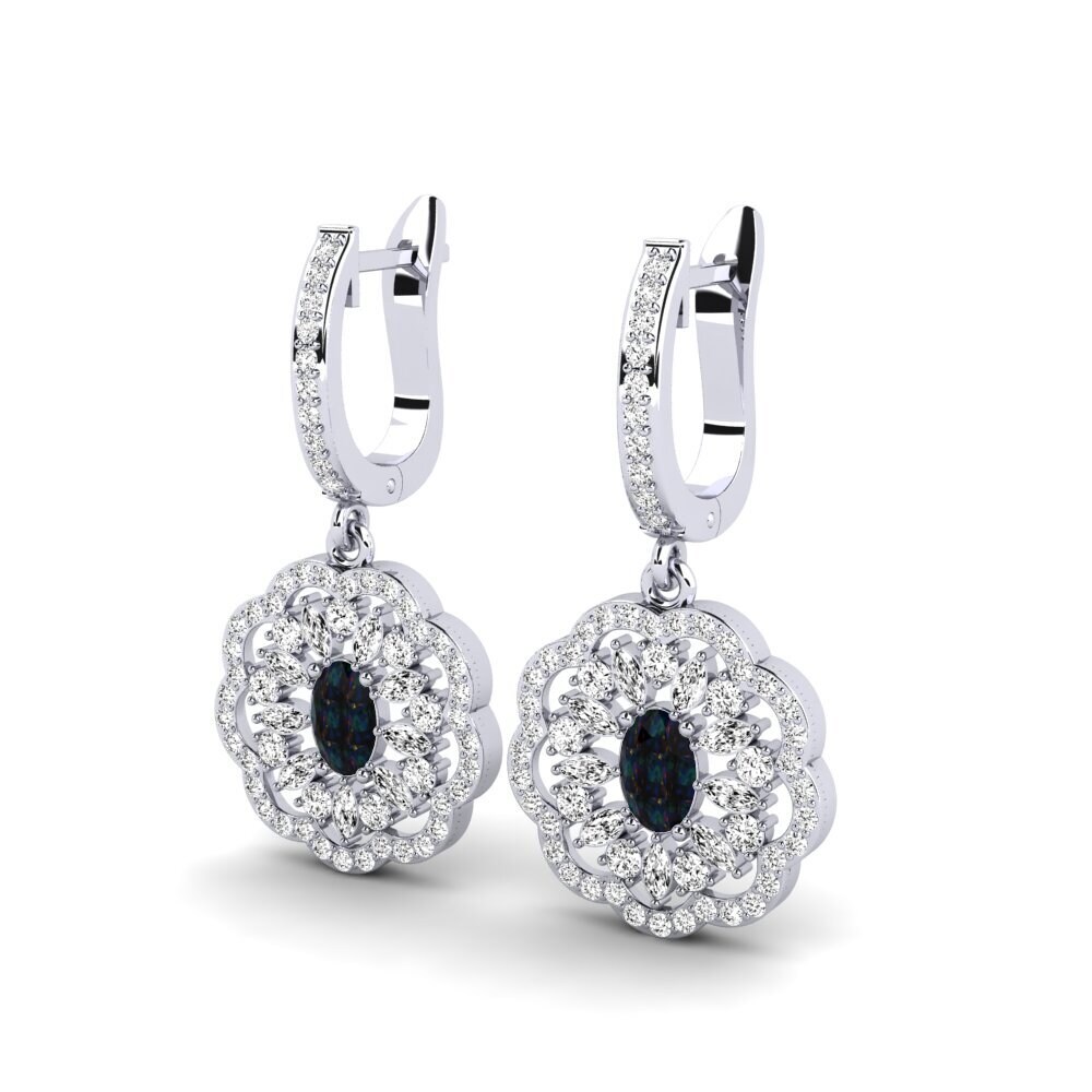 Black Opal Women's Earring Chiure