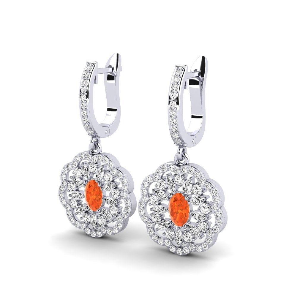 Fire-Opal Women's Earring Chiure