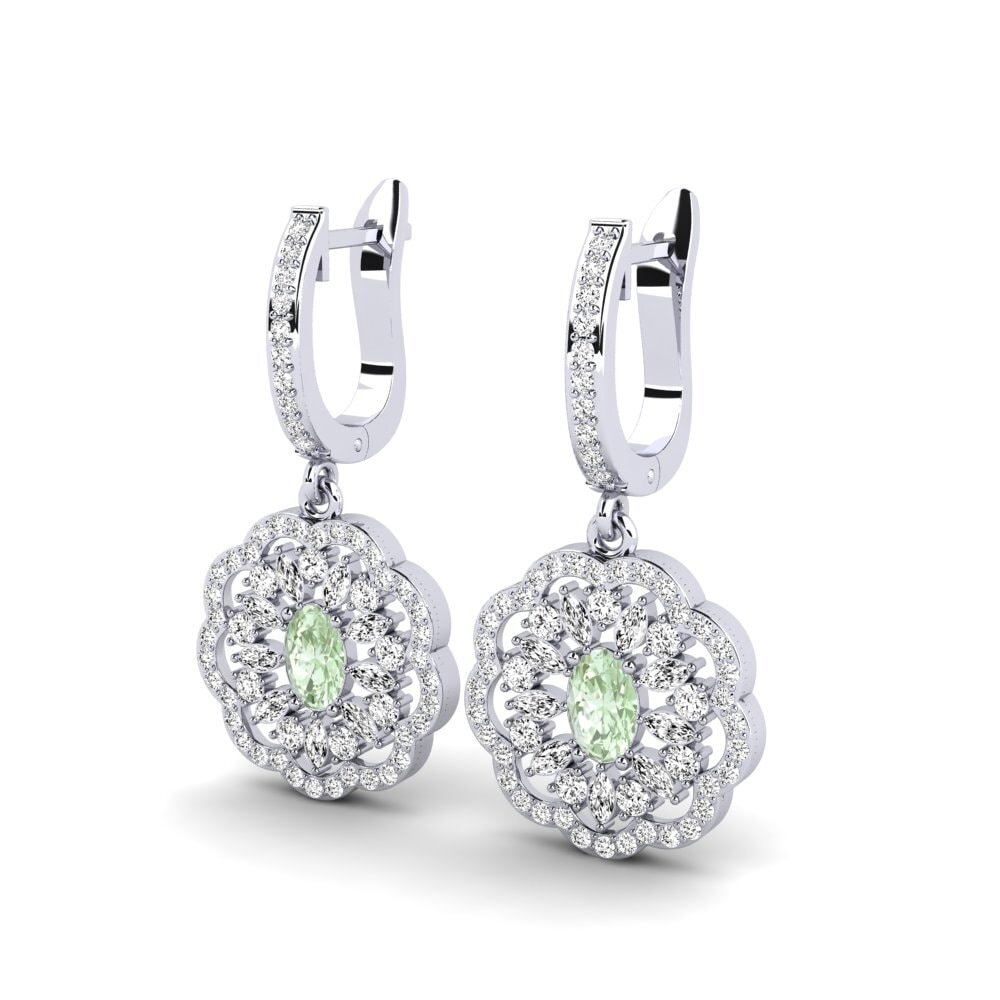 Green Amethyst Women's Earring Chiure