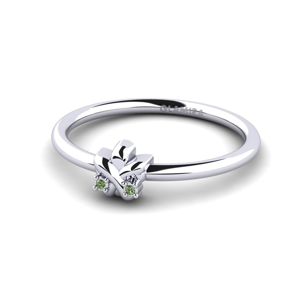 Diamante Verde Anillo Chora