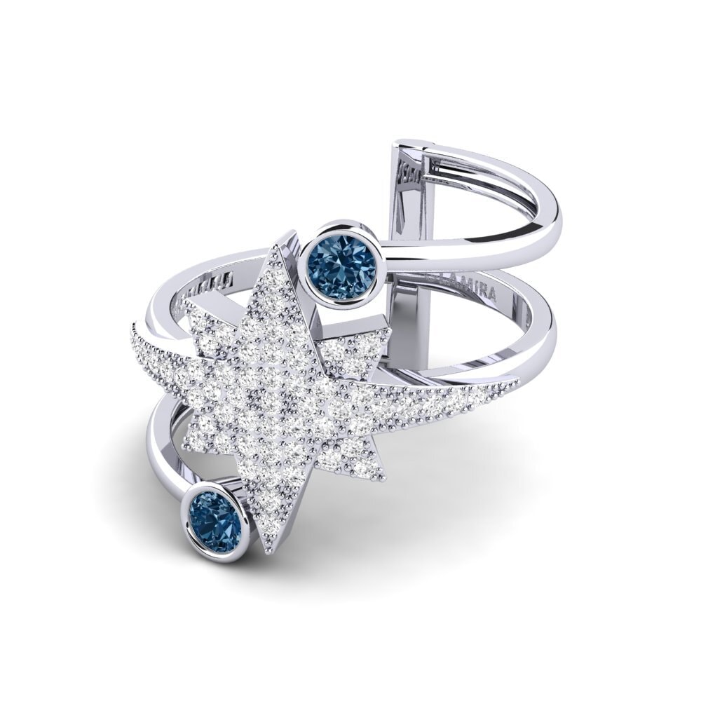 Blue Diamond Ring Chort