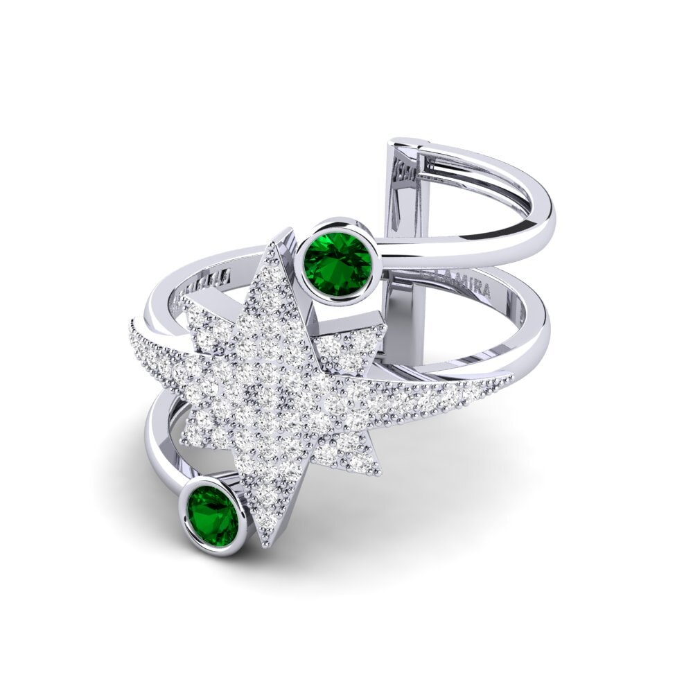 emerald-zirconia แหวน Chort