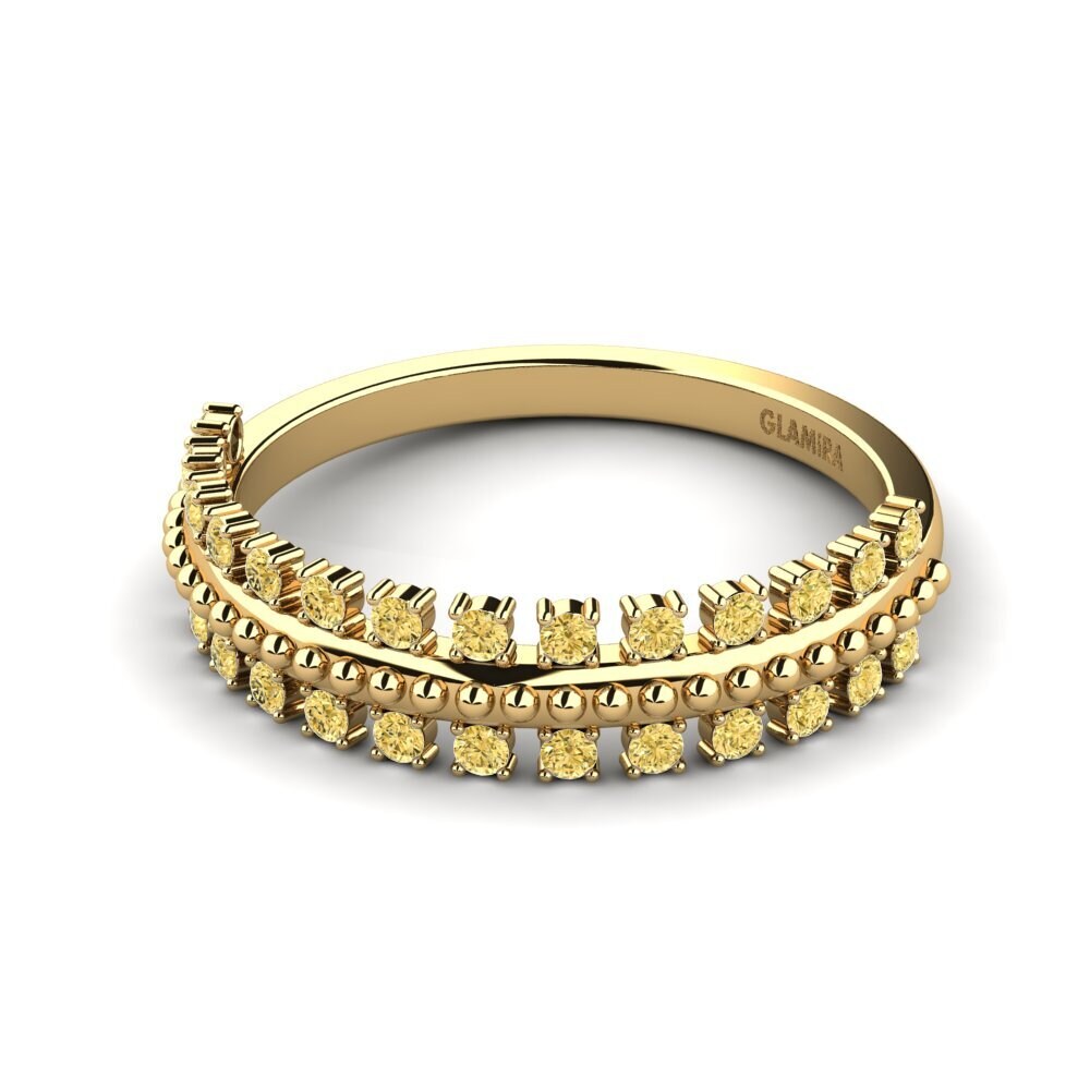 Diamant Jaune Bague Chretien