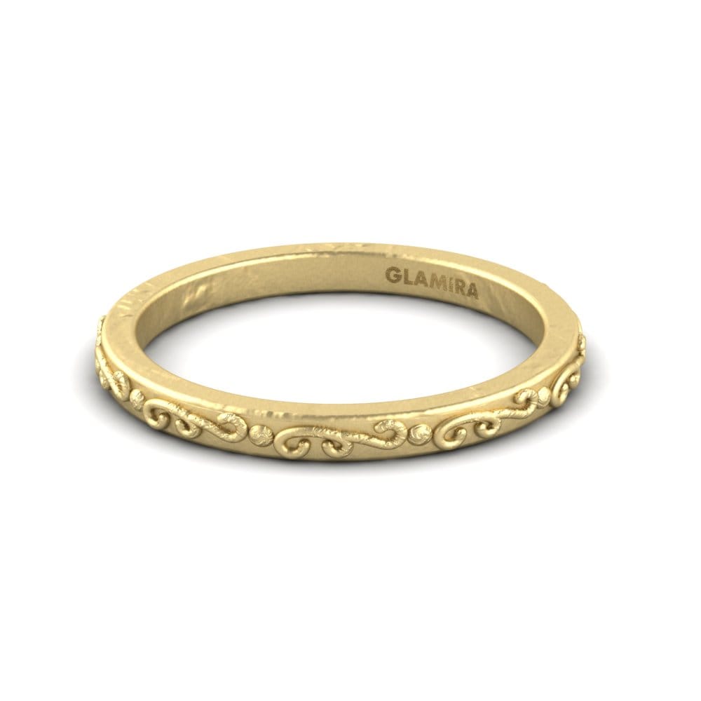 9k Oro Amarillo Anillo Cieux