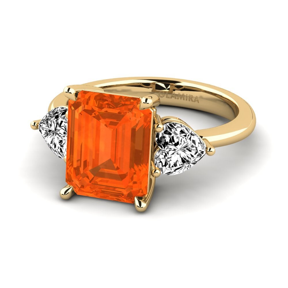 Fire-Opal Women's Ring Cigo