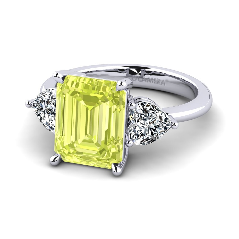 Lemon Quartz Women's Ring Cigo