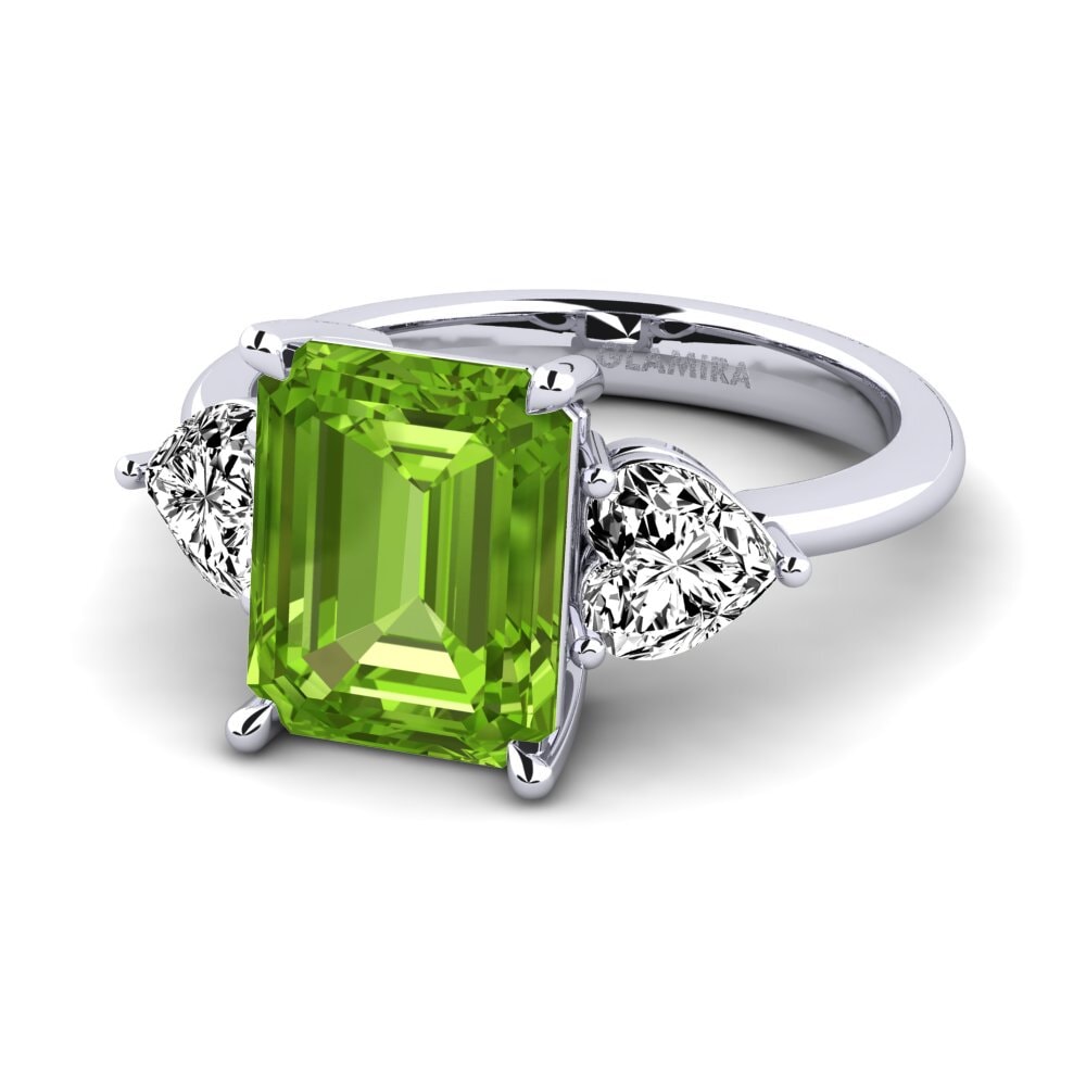 Peridoto Anillo de Mujer Cigo