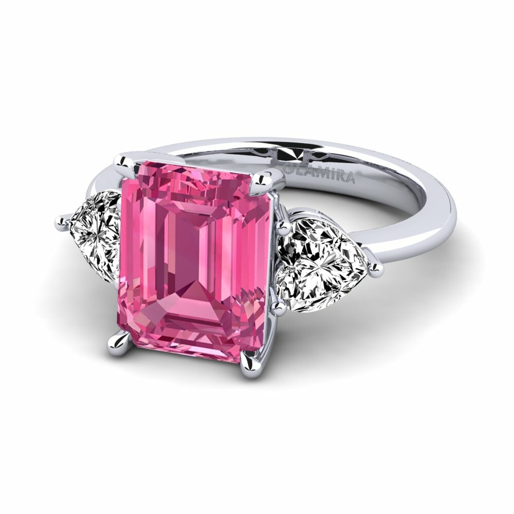 Turmalina rosa Anillo de Mujer Cigo