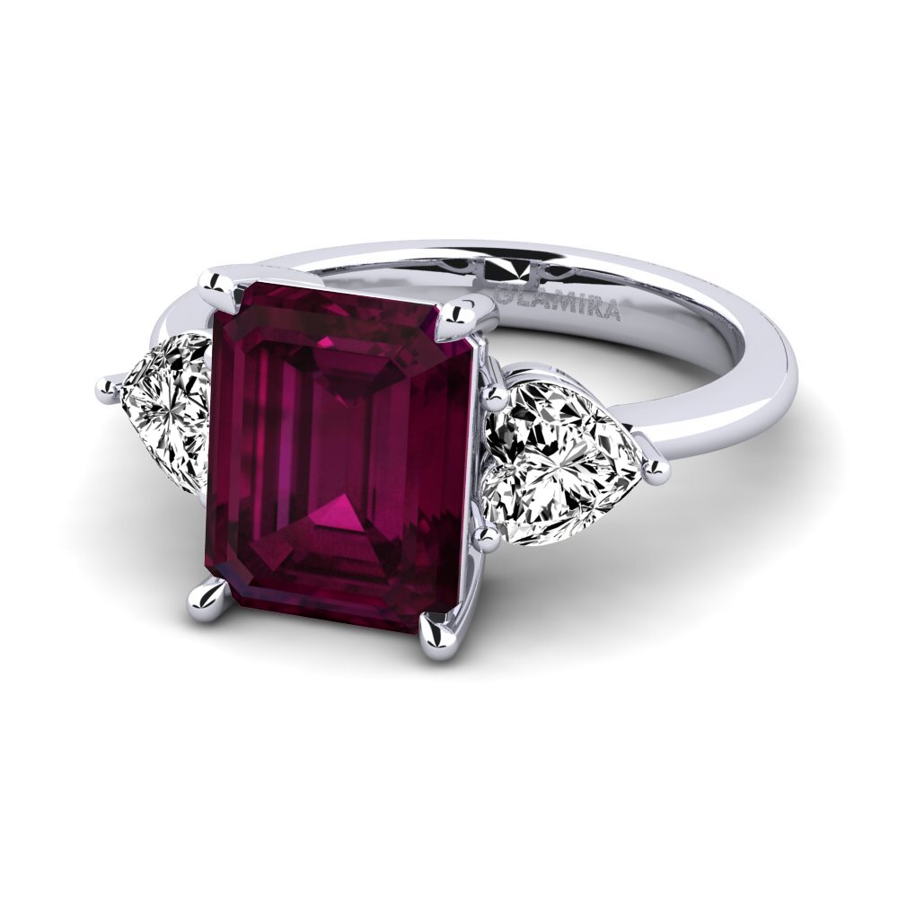 Rhodolite Garnet Women's Ring Cigo