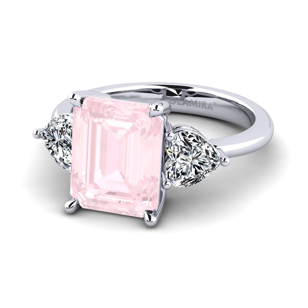 Rose Quartz Women's Ring Cigo