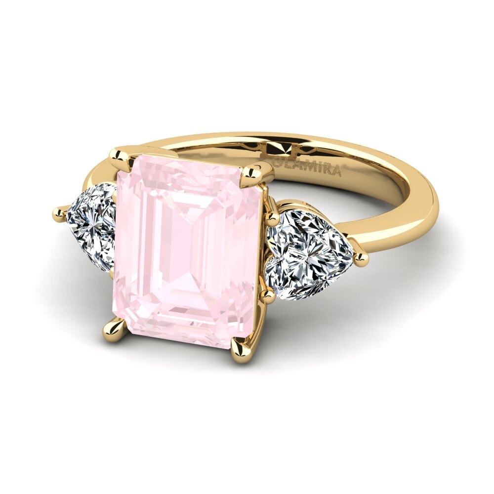Rose Quartz Women's Ring Cigo