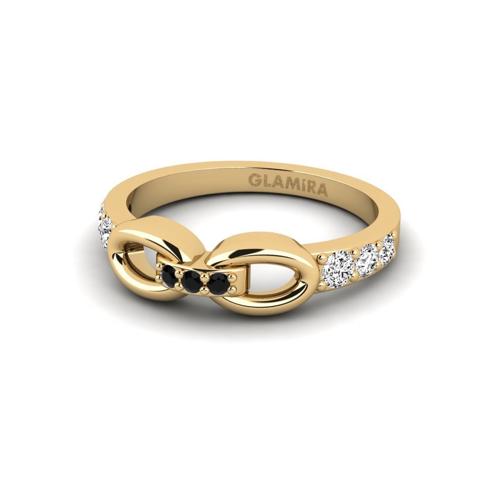Black Onyx Pinky Ring Cihi