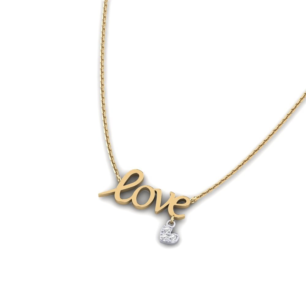14ct Yellow & White Gold Women's Necklace Cillo