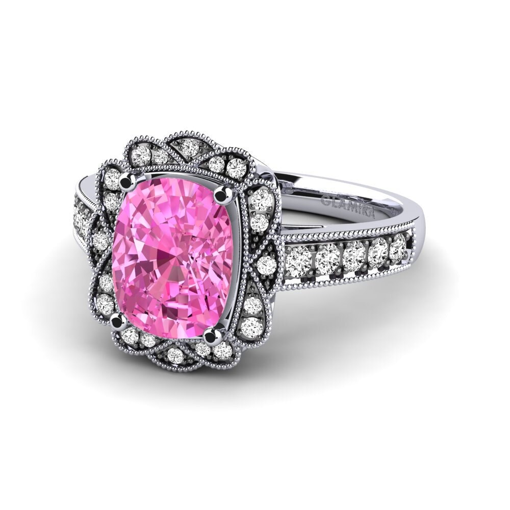 Topacio Rosa Anillo de compromiso Cindi