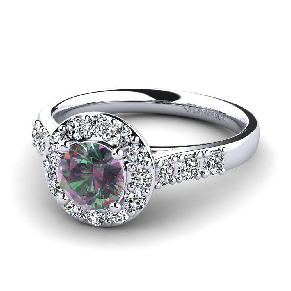 Mystic Topaz Engagement Ring Cindy