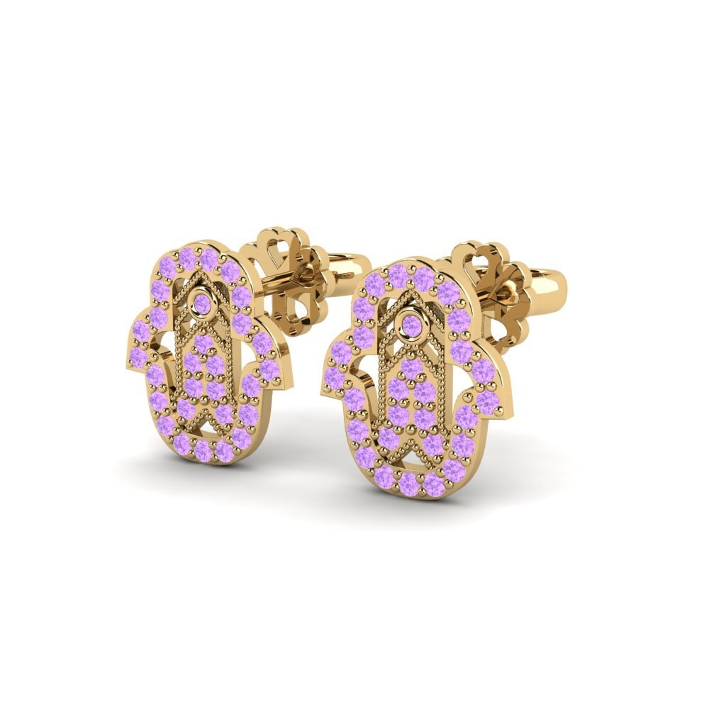 Amethyst Women's Earring Cineres