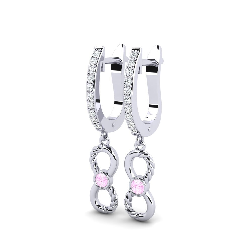 Pink Sapphire Women's Earring Citeht