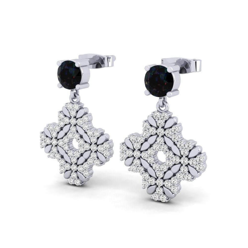 Black Opal Women's Earring Citere