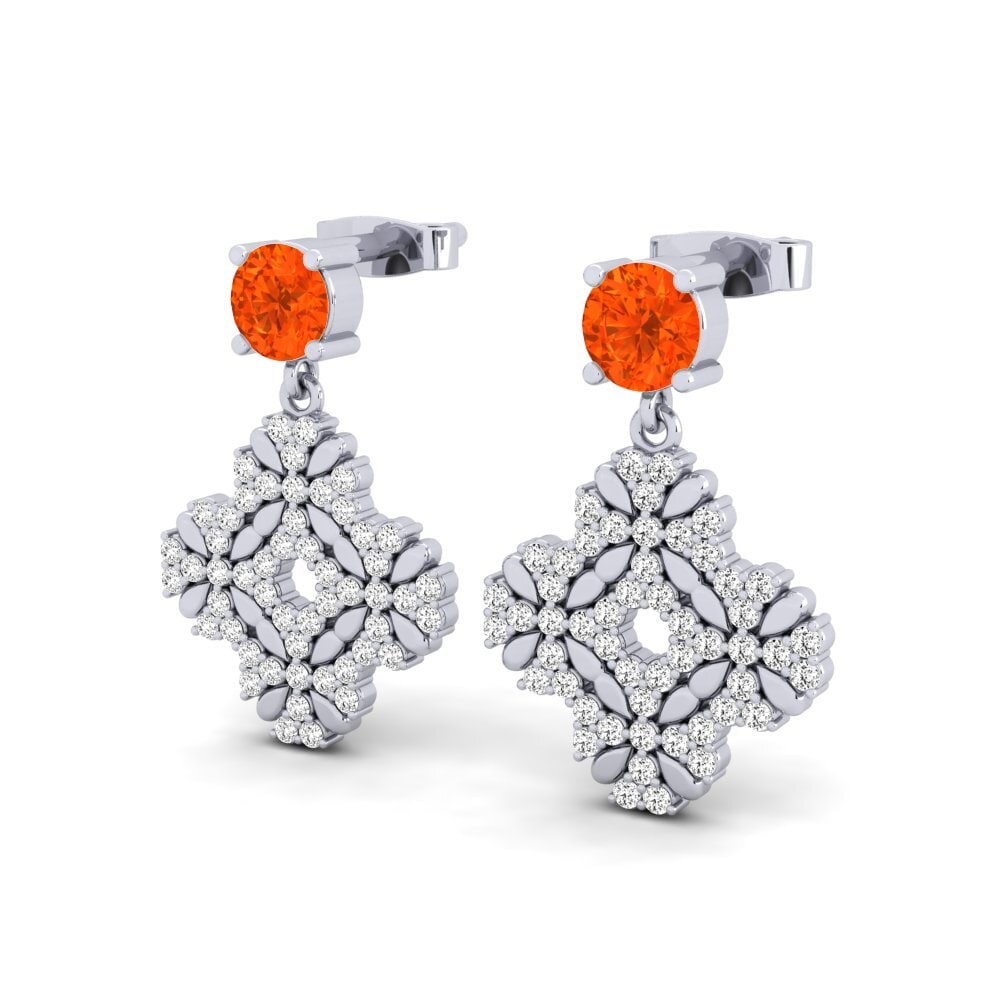 Fire-Opal Women's Earring Citere