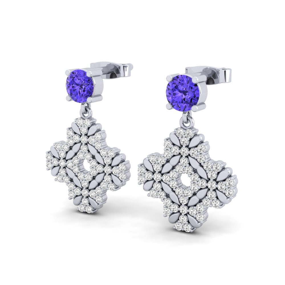 Tanzanite Boucle d'oreille femme Citere