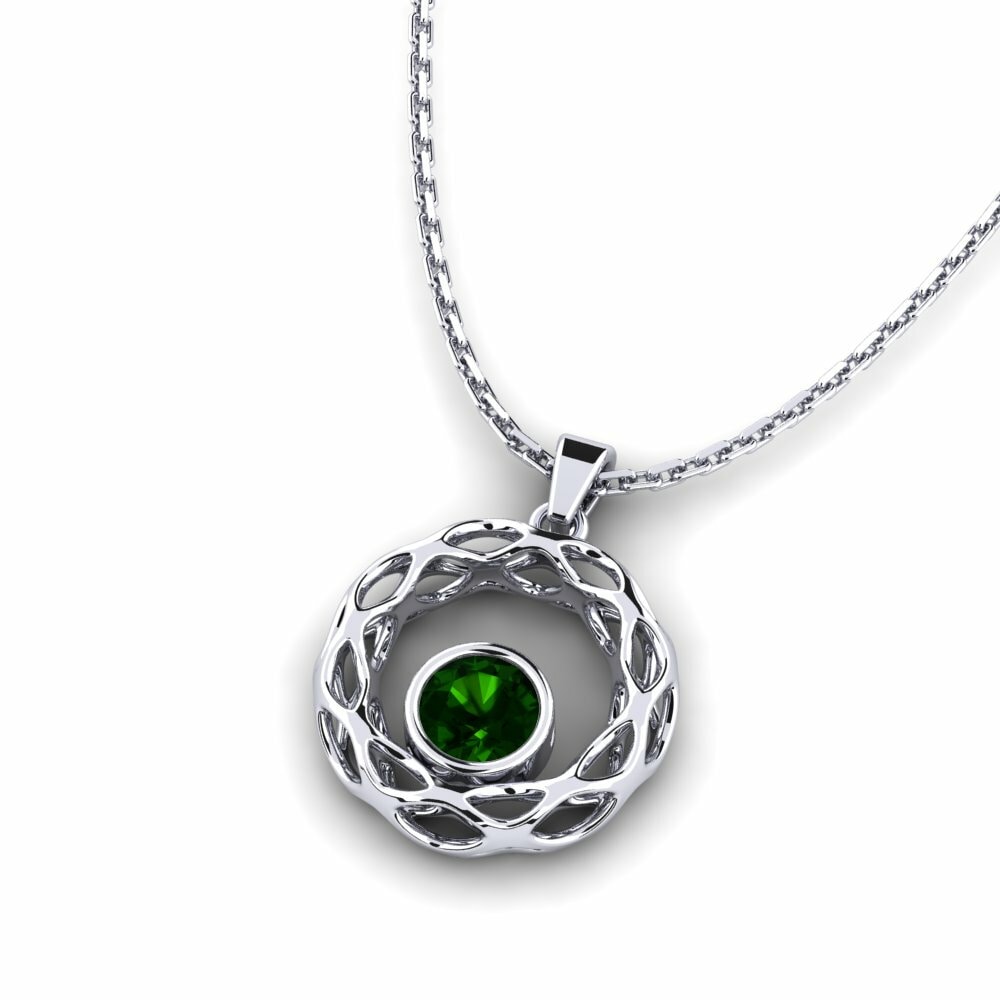 Turmalina verde Colgante de Mujer Citpoteb