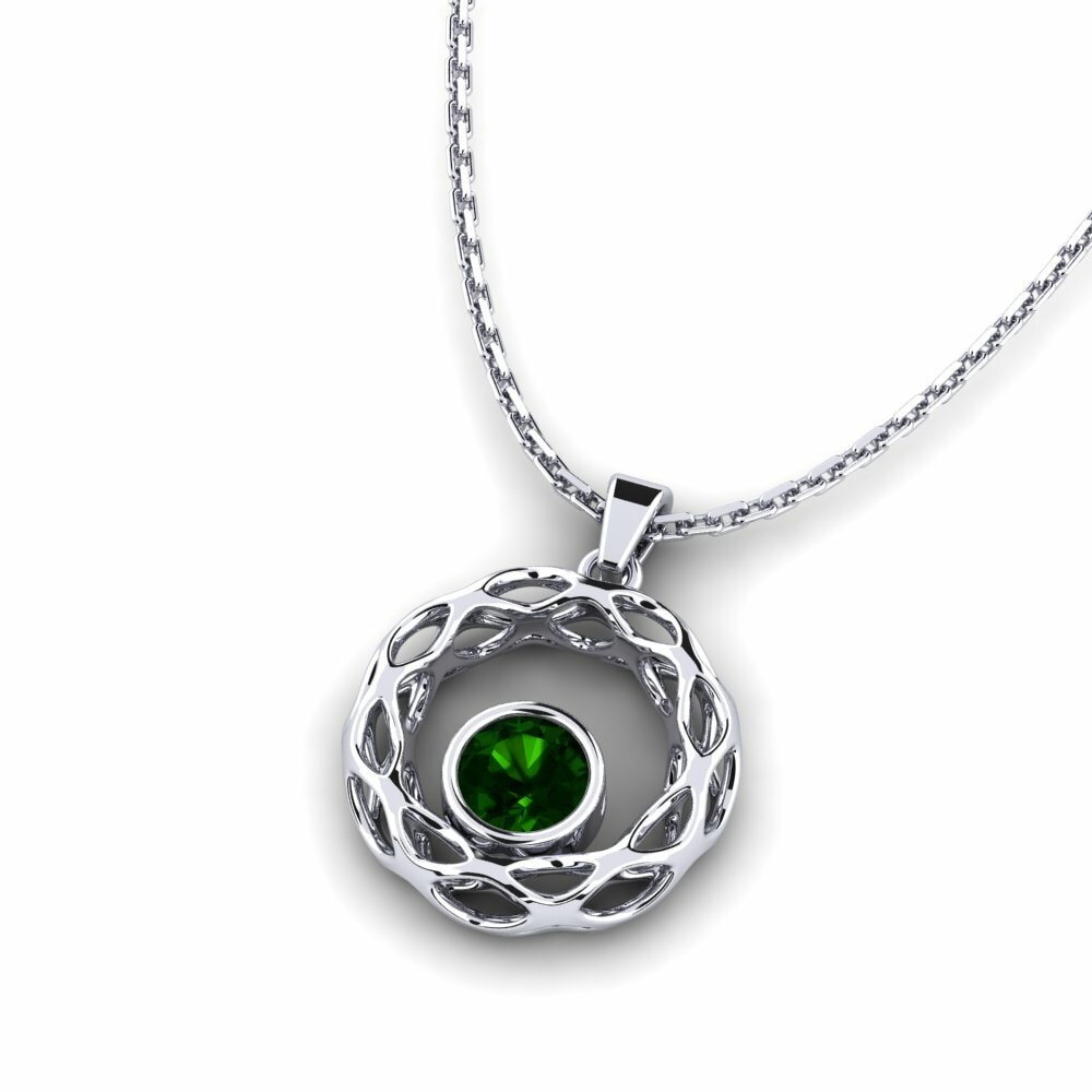 Green Tourmaline Women's Pendant Citpoteb