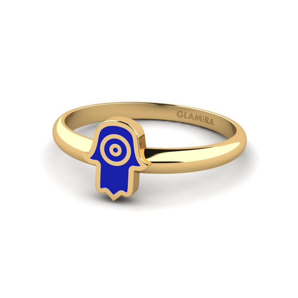 Gelbgold 375 Ring Clammy