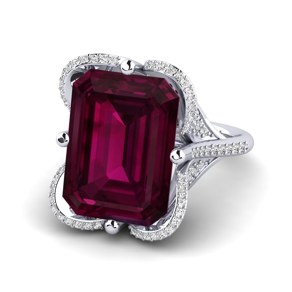 Rhodolite Garnet Ring Clare