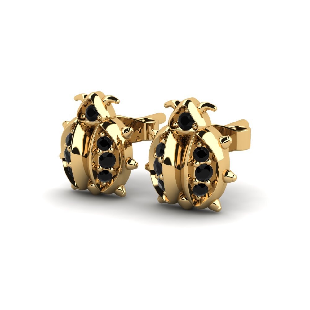 Black Sapphire Earring Clarence